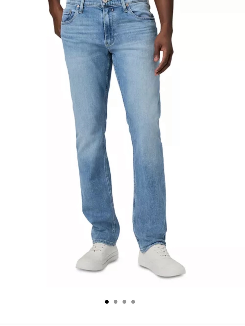 PAIGE Men's Light Wash Slim Straight Jeans